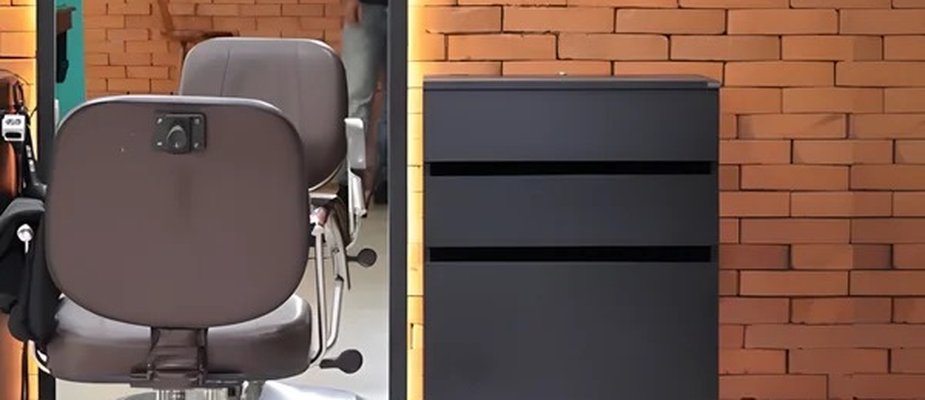 Bancada Auxiliar para Barbearia