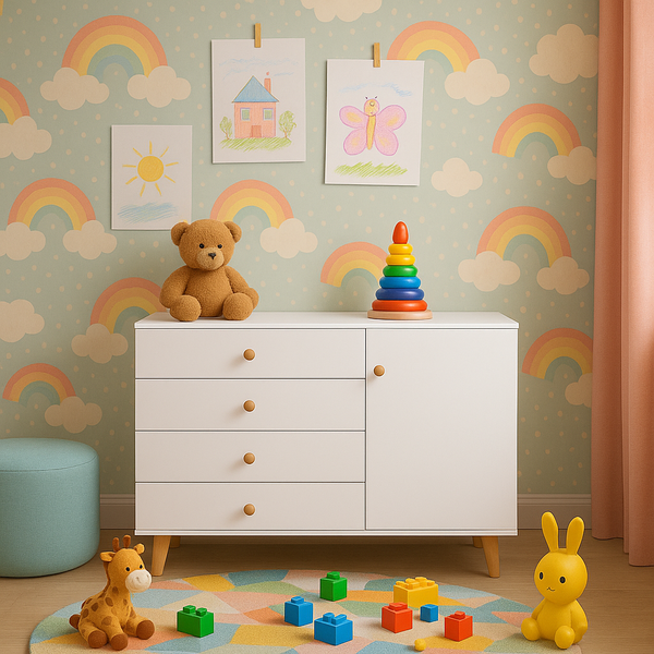 comoda-4-gavetas-1-porta comoda-4-gavetas-1-porta