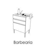barbearia comprimida