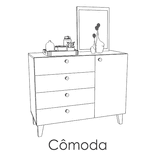 comoda comprimida